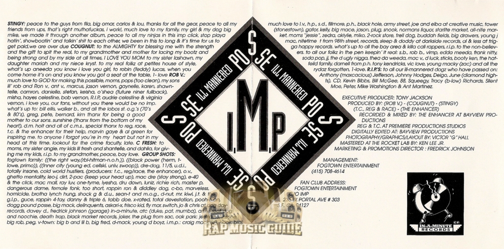 I.M.P. - Ill Mannered Playas: CD | Rap Music Guide I.M.P. - Ill Mannered Playas: CD | Rap Music Guide